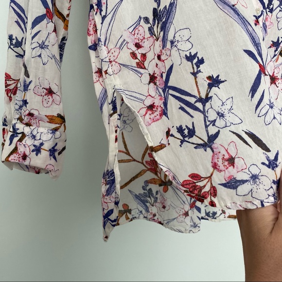 H&M floral button down shirt 4 - Picture 5 of 5